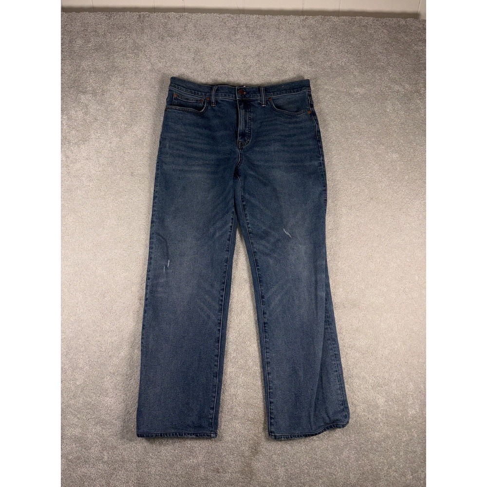 madewell kaihara denim the rail straight jean 30 High Rise med Wash Jeans Womens